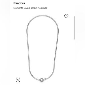 Pandora
Moments Snake Chain Necklace;